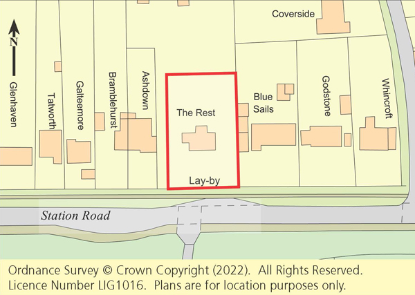 Lot: 85 - BUNGALOW WITH PLANNING PERMISSION FOR TWO DETACHED HOUSES -